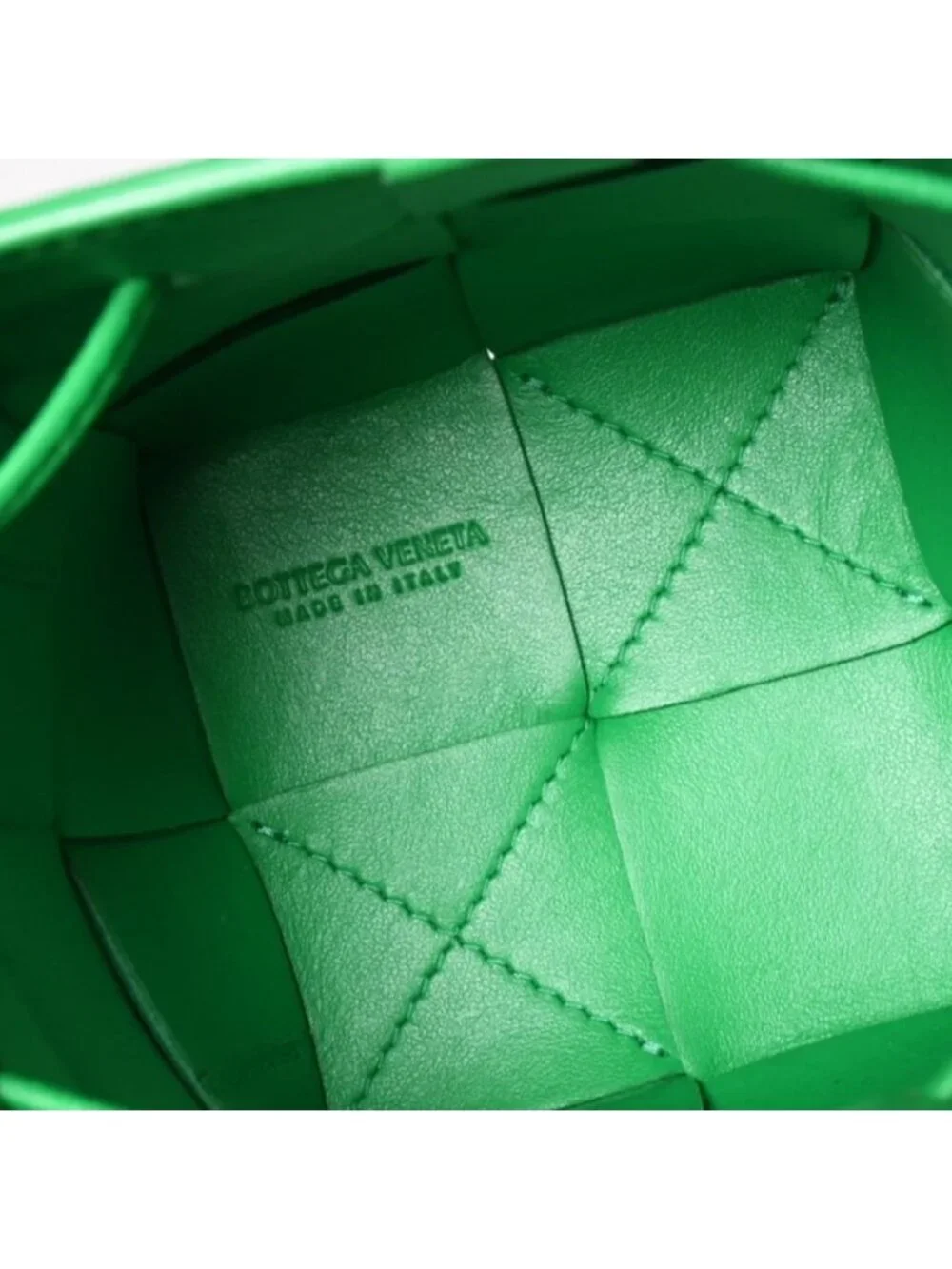 Bottega Veneta Mini Cassette Bucket Bag Intrecciato